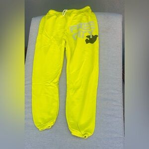 Free city Neon Yellow 'Sweatpants